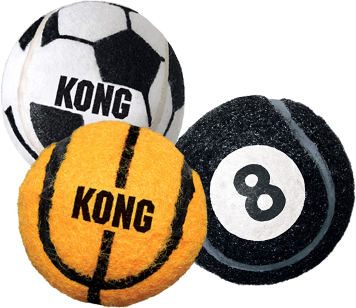 KONG hond Sport net a 3 sportballen medium - Kong Top Merken Winkel